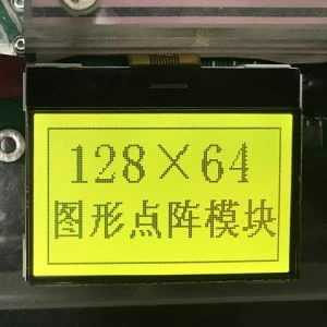 1.8 ইঞ্চি হলুদ-সবুজ 128x64 গ্রাফিক LCD